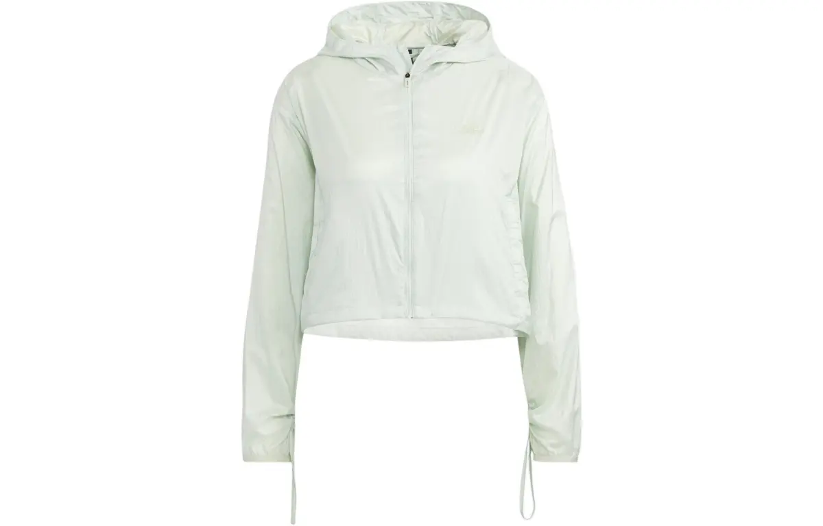 Adidas Jackets Women's Cyan Hooded Moderate Other