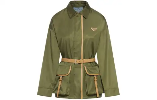 Prada Re-Nylon belted jacket