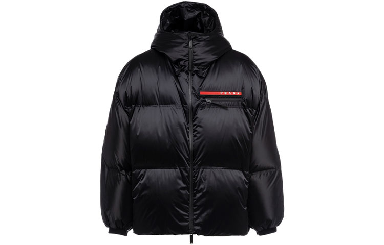 Женский пуховик Prada (черный)