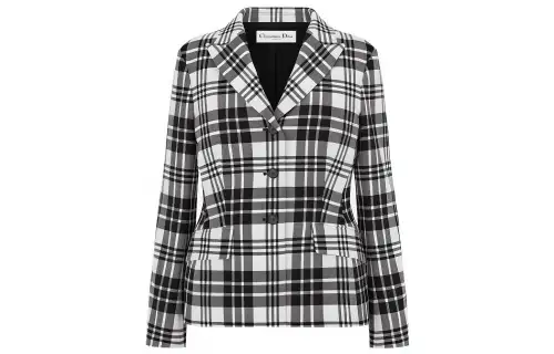 DIOR Jacket Women's Black White