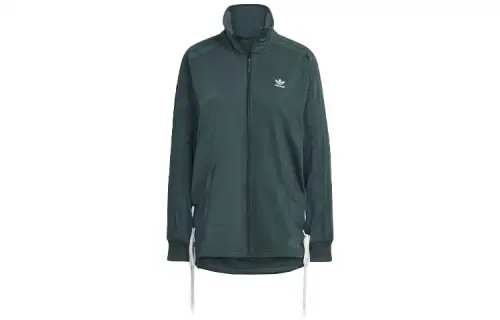 Adidas Originals Jackets Women's Green Stand Collar Moderate Other