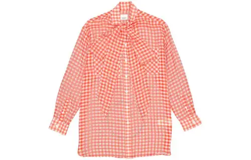 Burberry Shirts Women's Red Moderate