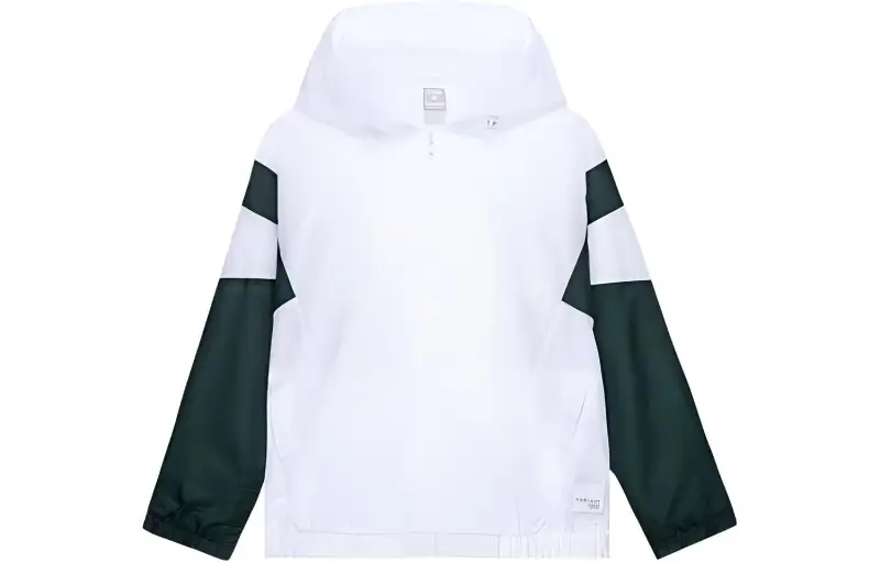 ANTA Jackets Women's White Green Hooded Moderate Other