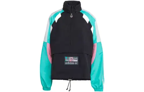 Adidas Originals Jackets Women's Black Stand Collar Moderate Other
