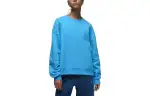 Jordan Brooklyn Sweatshirts Women's Blue Crew Neck Moderate Regular