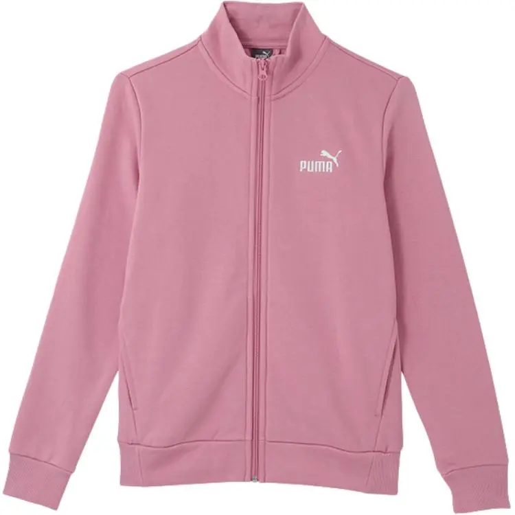 PUMA Sports Life Collection Casual Fashion Fleece Lined Stand Collar Jackets & Coats Women's Pink