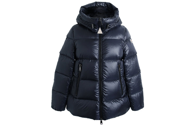 Женская куртка Moncler Moncler Seritte Ollon (темно-синяя)