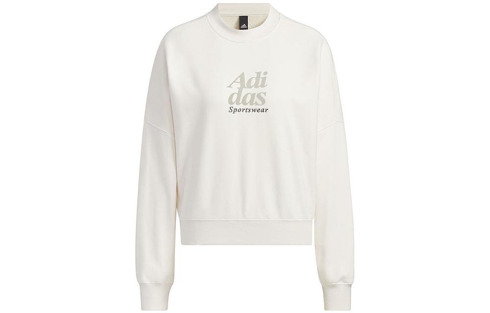 Женское худи adidas Graphic Loose Hoodie (белое)