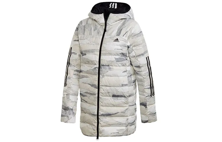 Adidas Down Jackets Women's Black Hooded Moderate Other