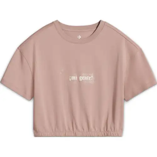 Converse Mi Gente Aqui Alla Cropped T-Shirt