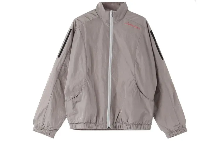 adidas Women'ss Side Stripe Casual Sport Jacket Gray