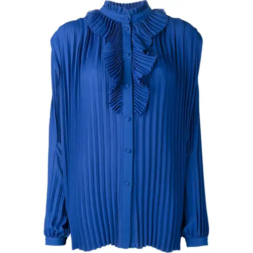 Balenciaga Pleated Multi-styling Blouse