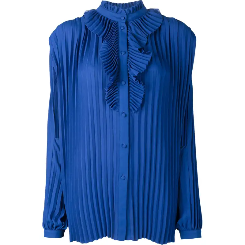 Balenciaga Pleated Multi-styling Blouse