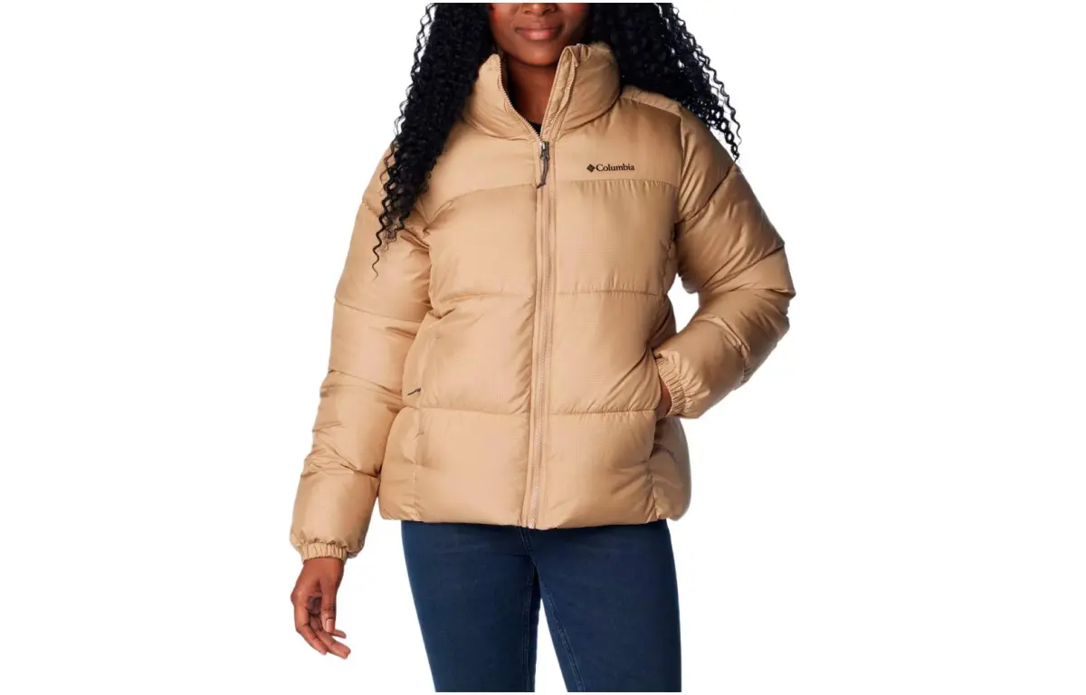 Columbia Puffect Quilted Jacket Brown Down Jacket Women's Brown