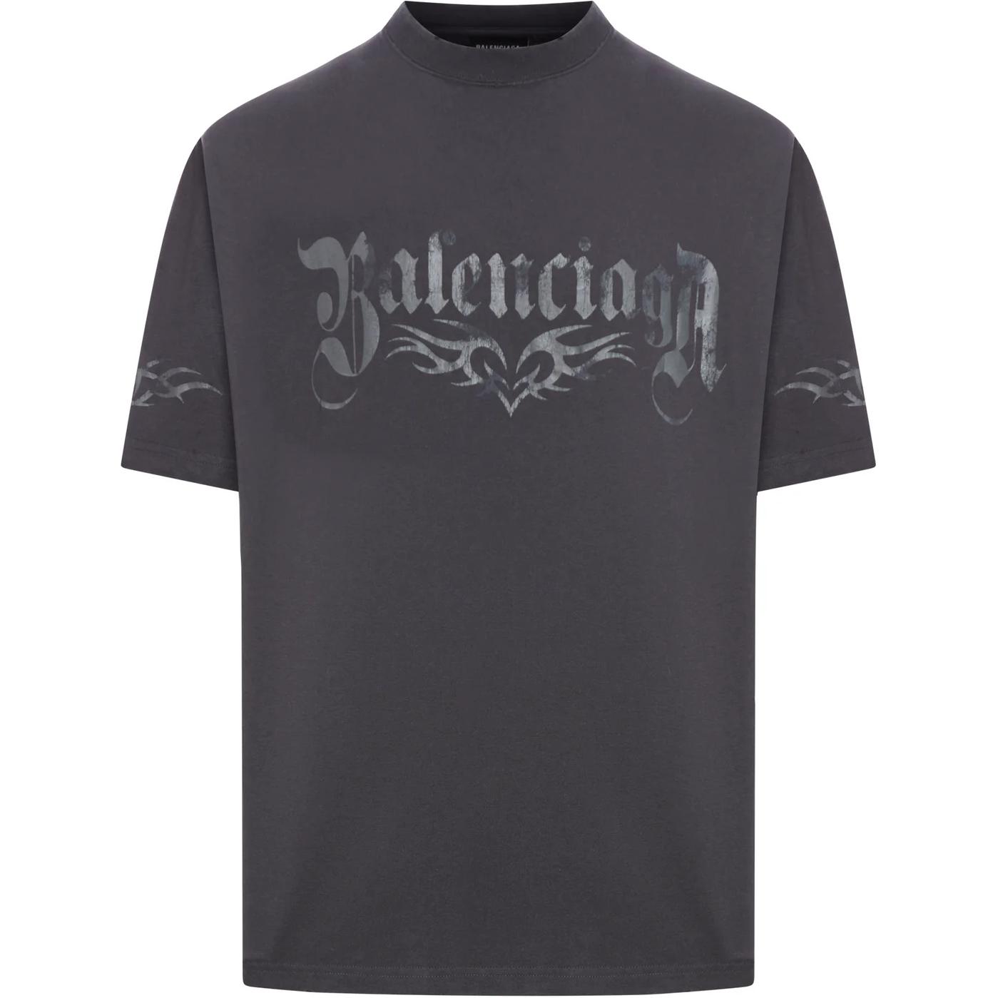 Женская футболка Balenciaga T (черный)