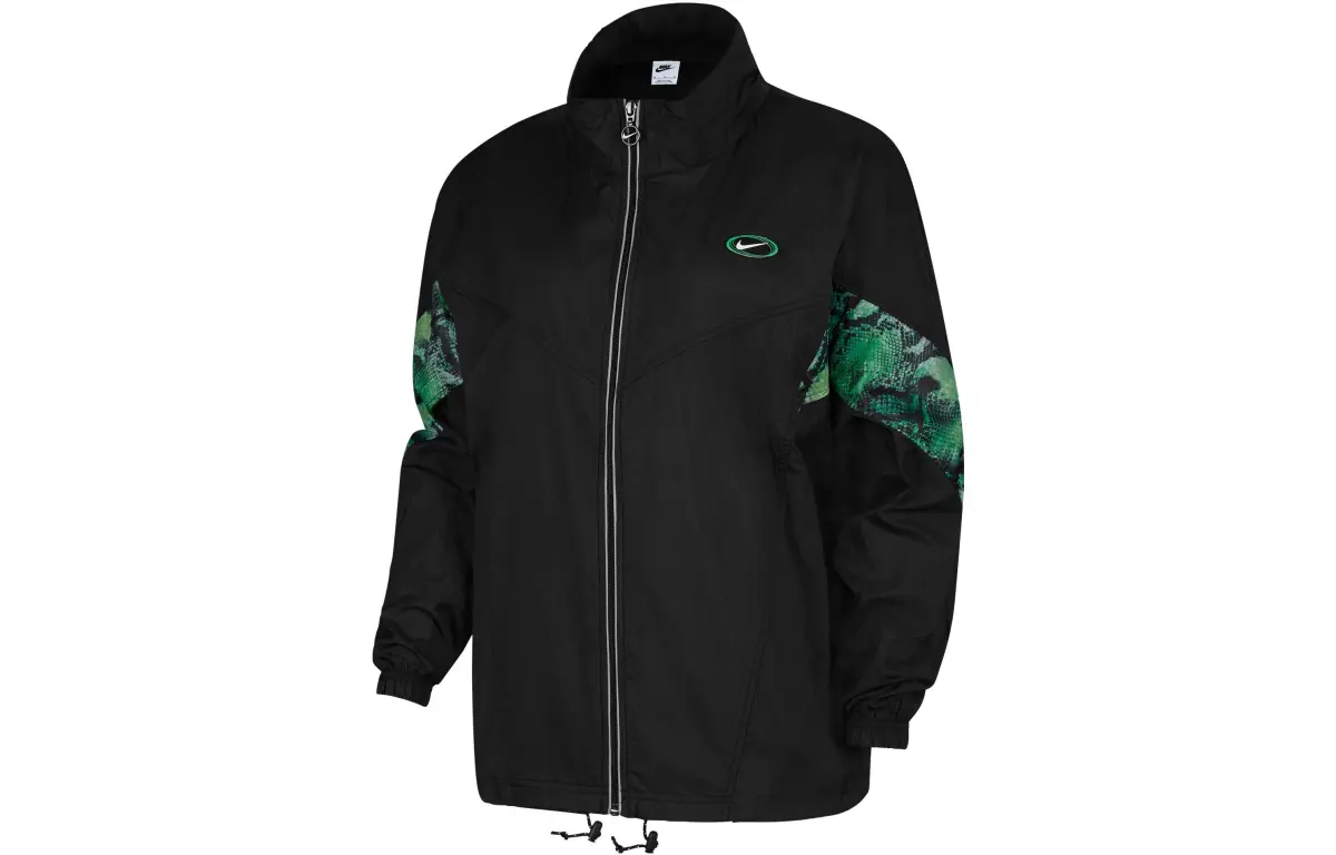 Nike Jackets Women's Black Stand Collar Moderate Other