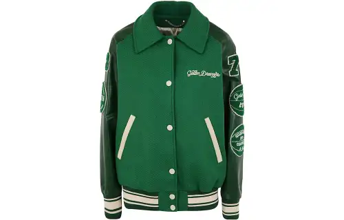 Golden Goose Jackets Women's Green Lapel Moderate