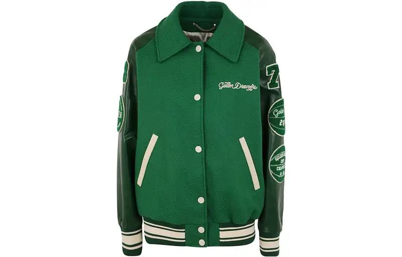 Golden Goose Jackets Women's Green Lapel Moderate