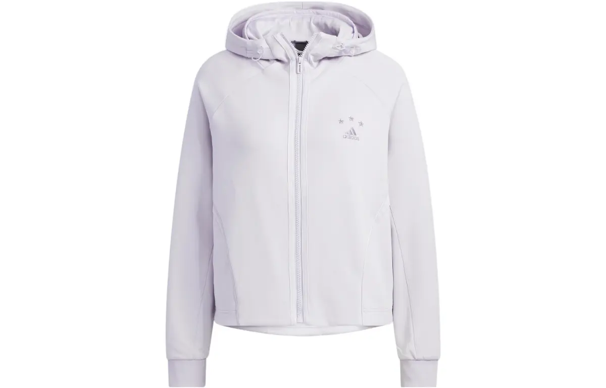 Adidas Jackets Women's Light Purple Hooded Moderate Other