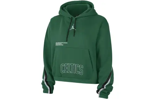 Jordan Sweatshirts Women's Green Hooded Moderate Regular