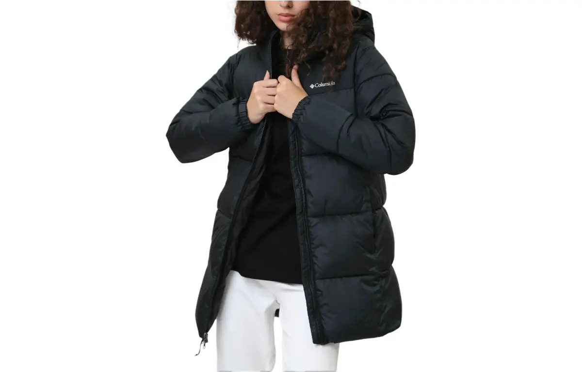 Columbia logo-print padded jacket