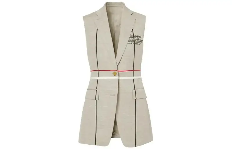 Burberry Jackets Women's Matcha Lapel Moderate Other
