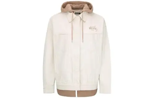 EVISU Jackets Women's Oat Hooded Moderate Other