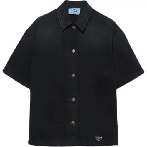 PRADA Denim Shirt Women's Black