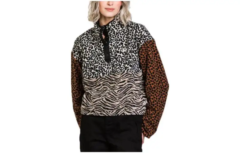 Vans Shirts Women's Brown Stand Collar Moderate Other