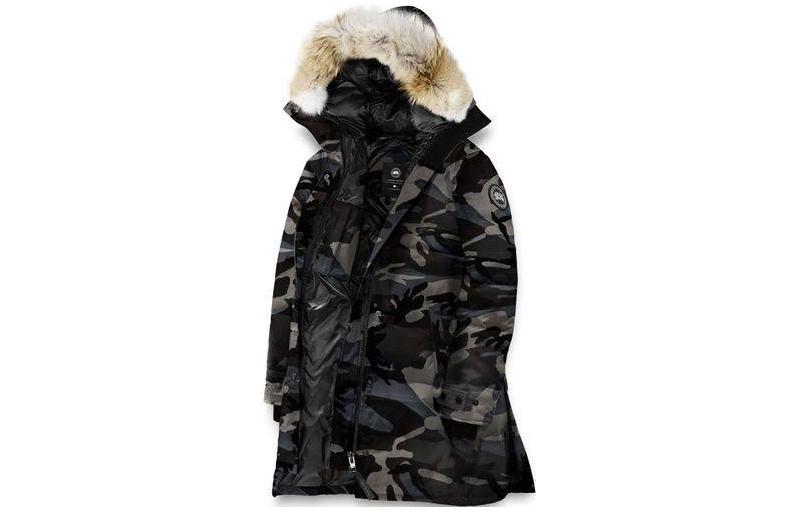 Женская куртка Canada Goose Shelburne (черная маскировочная)
