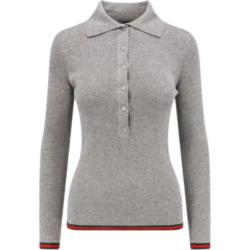 GUCCI Collared Knit Sweater