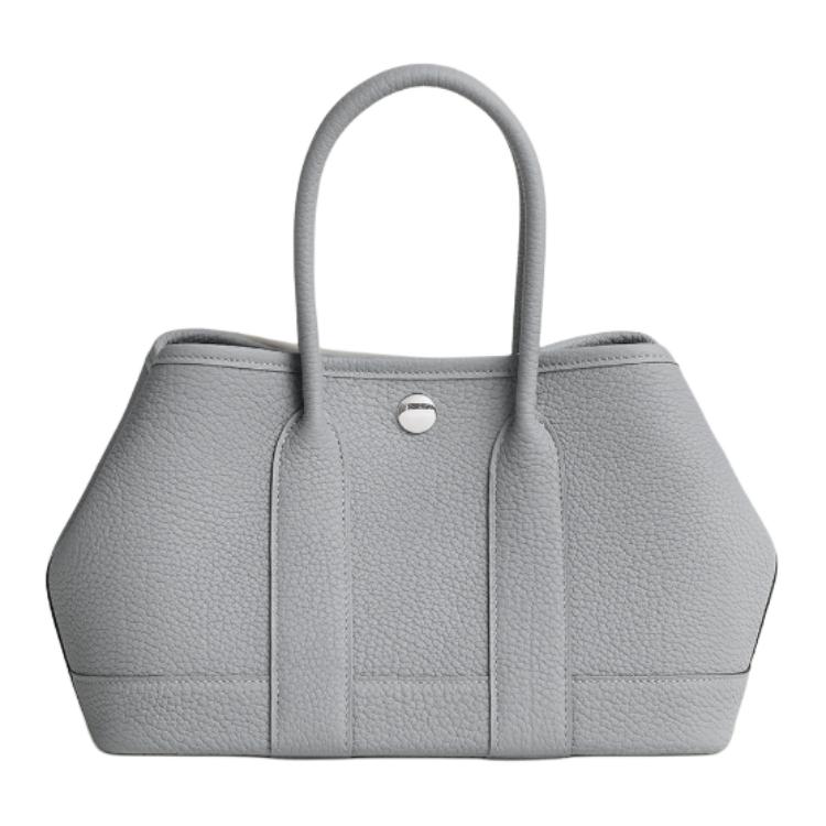Женская сумка Hermes Neo Garden 23 H Viking Negonda P0 Gris Pantin (серо-коричневая)