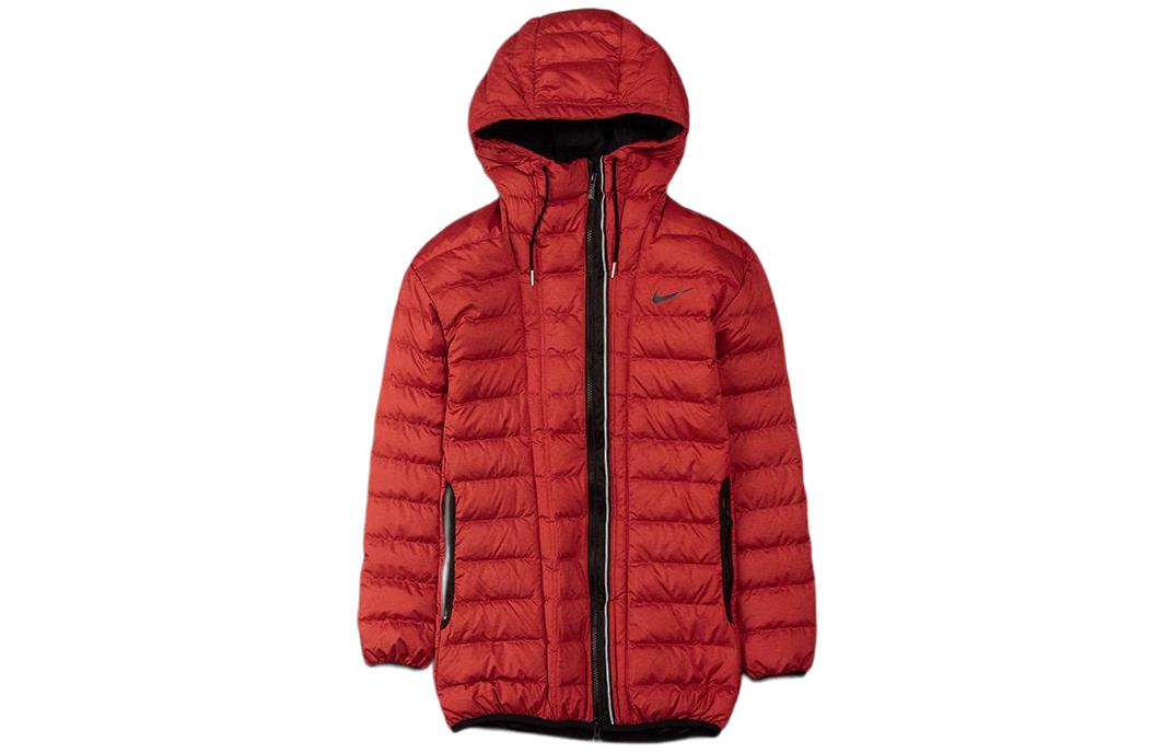 Женский пуховик Nike (красный)