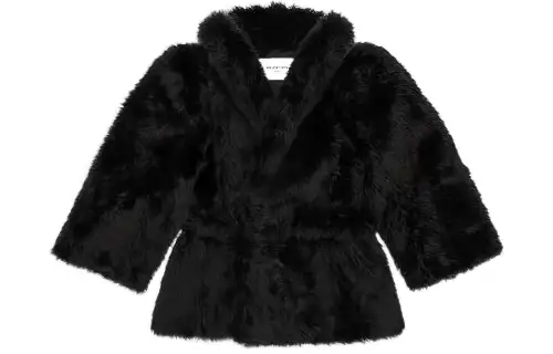 Balenciaga Teddy Sleeve Jacket 'Black'
