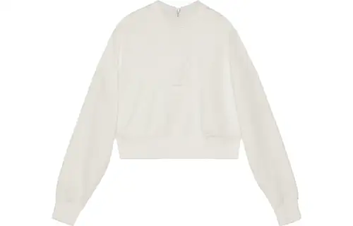 GUCCI Logo Embroidered Crewneck Sweatshirt