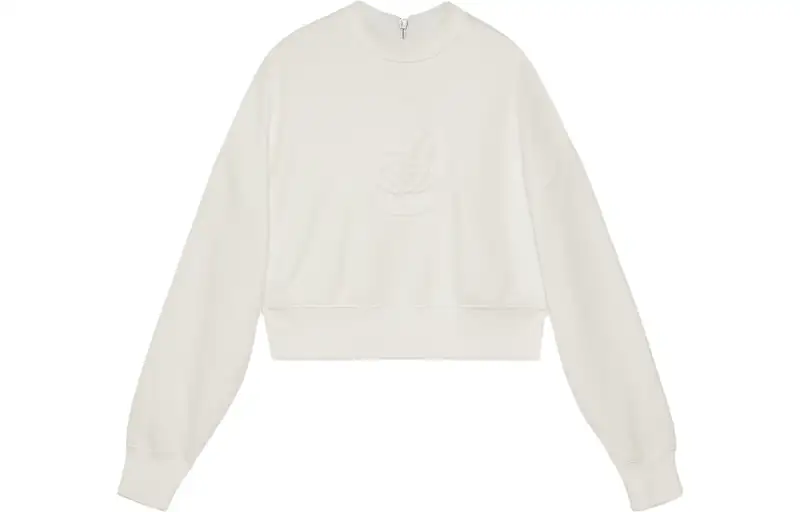GUCCI Logo Embroidered Crewneck Sweatshirt
