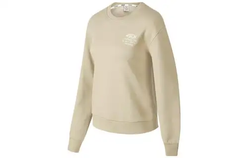 Skechers Sweatshirts Women's Beige Brown/01GA Crew Neck Thickened Regular