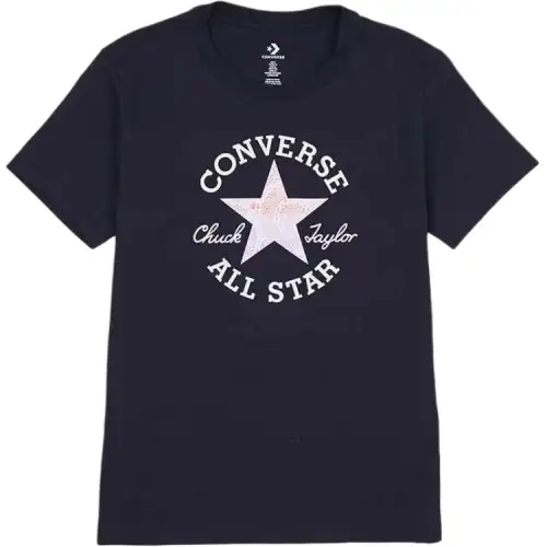 Converse Chuck Patch Regular T Shirt Women's Black