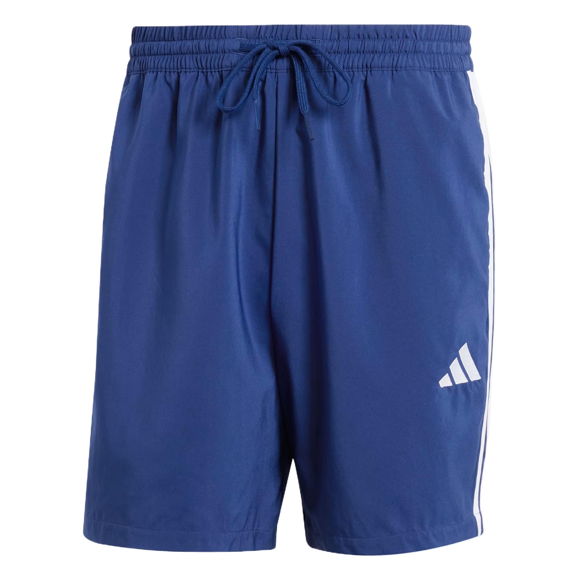 Adidas Free Shipping With AdiClub Essential 3 Stripes Single Jersey Shorts 10 Inch