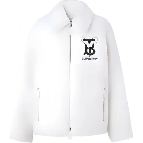 Burberry Rabbit Applique Fleece Jacket Ecru