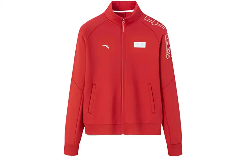 ANTA Variety Training Collection Jackets Women's Red Stand Collar Moderate Other