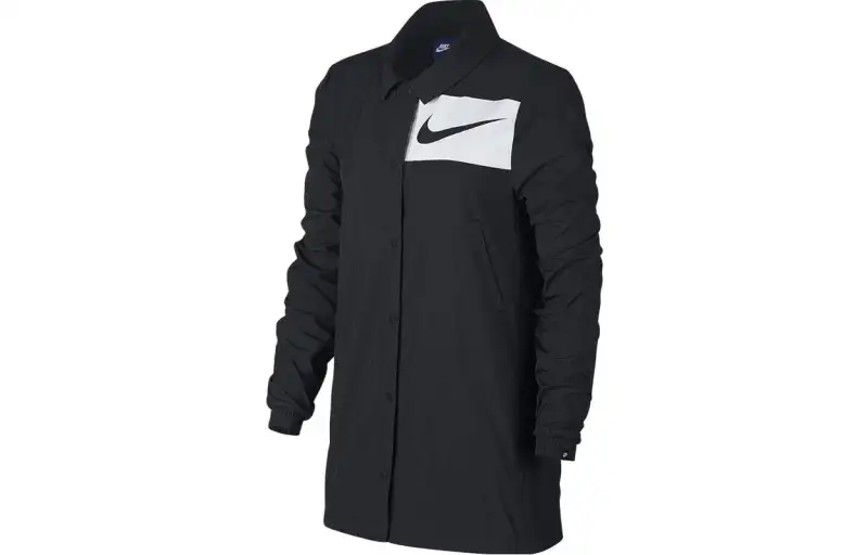 Nike Jackets Women's Black Lapel Moderate Other