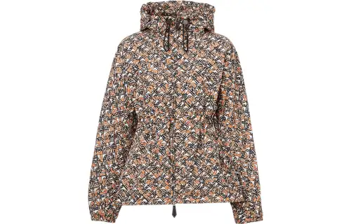 Burberry Jackets Women's Brown Hooded Moderate Other