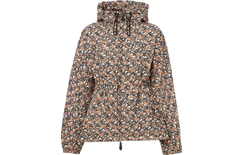 Burberry Jackets Women's Brown Hooded Moderate Other