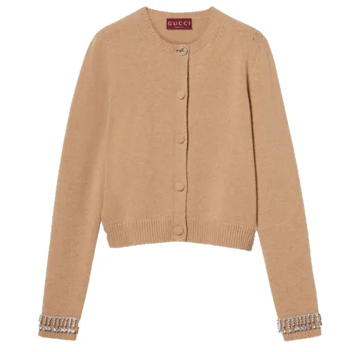 GUCCI Crewneck Knit Cardigan