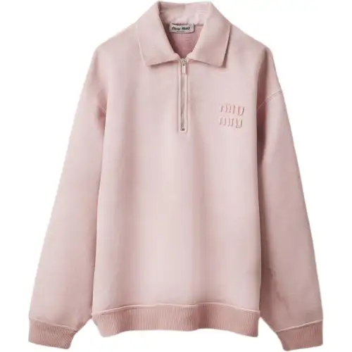 MIU MIU Polo Shirt Women's Snow Pink