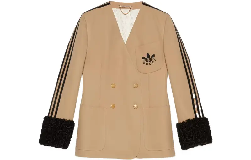 GUCCI x Adidas Originals Jacket Women's Brown