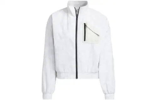 Adidas Originals Jackets Women's Gray Stand Collar Moderate Other