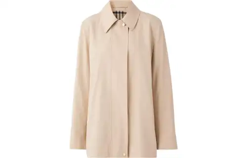 Burberry Jackets Women's Khaki Lapel Moderate Other