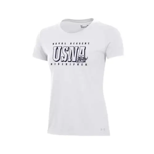 Under Armour Performance CottonCollegiate Regular T Shirt Women's White 104